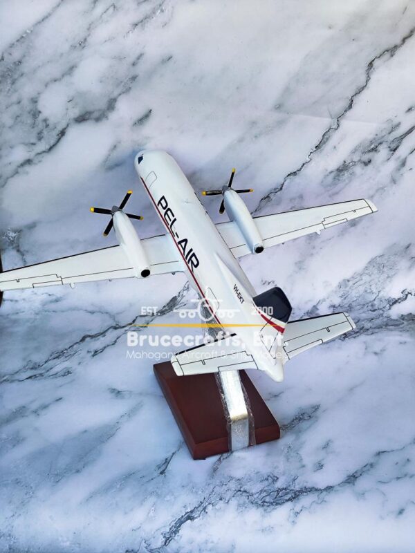 Model of Saab 340A Pel-air Aircraft with detailed craftsmanship.